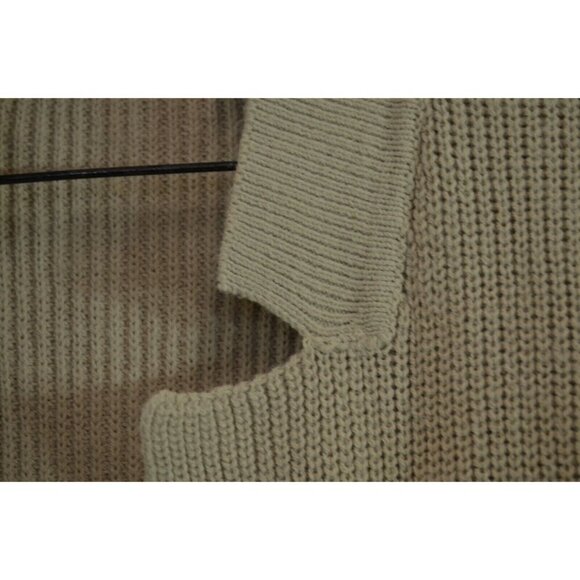 Woodward's Collection Cardigan Sweater Womens Large Vtg Loose Fit 90s Beige - Picture 5 of 11